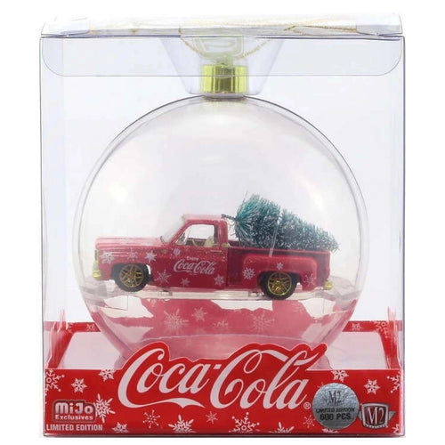 1974 Chevrolet Silverado Stepside Red (Coca-Cola Christmas Ornament)