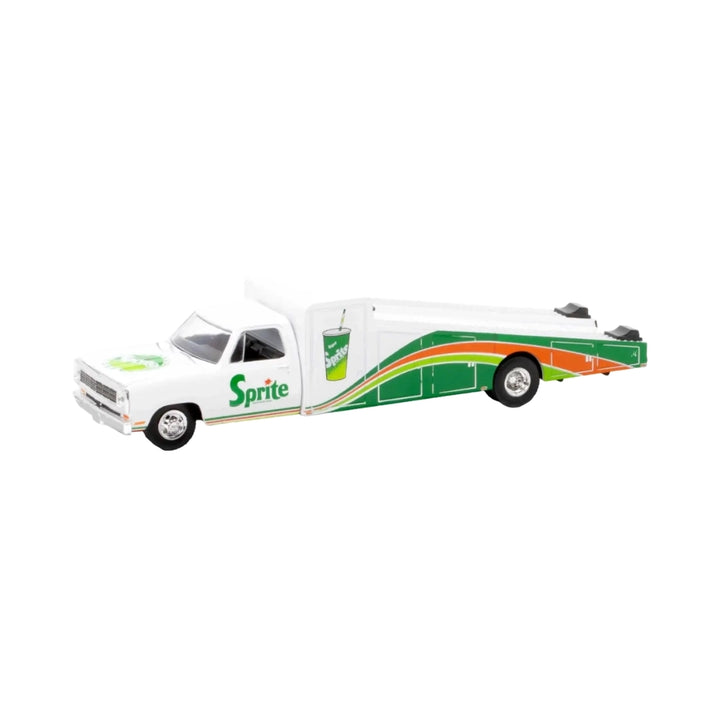 1974 Dodge Truck White Green Sprite Silver Chrome Hauler
