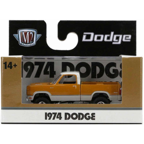 1974 Dodge W200 Power Wagon - Gold (Release S124, O'Reilly Auto Parts Exclusive, Limited Edition)