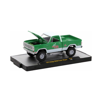 1974 Dodge W200 Power Wagon - Green (Turtle Wax, O'Reilly Auto Parts Exclusive, Opening Hood, Release S120)