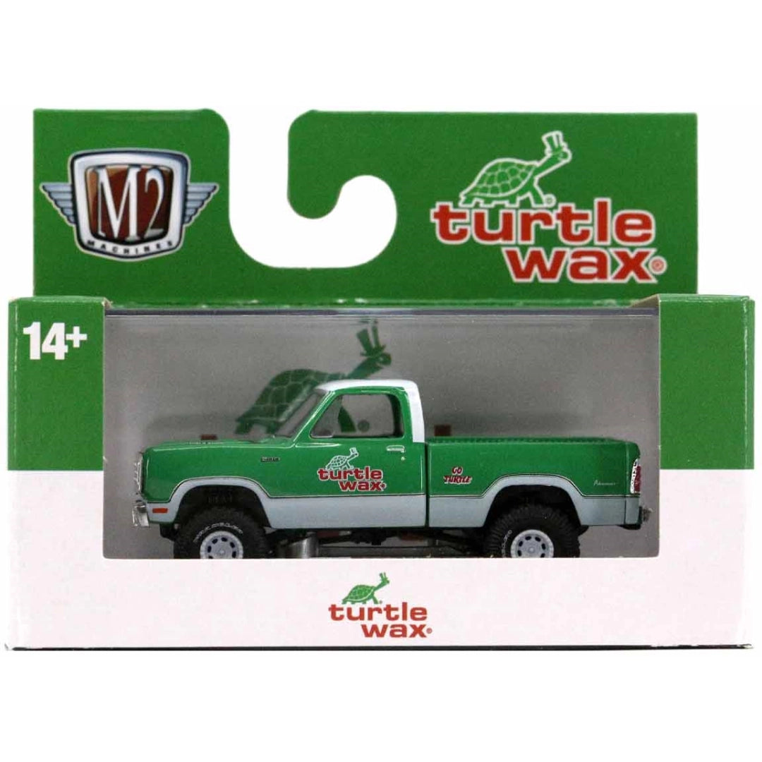 1974 Dodge W200 Power Wagon - Green (Turtle Wax, O'Reilly Auto Parts Exclusive, Opening Hood, Release S120)