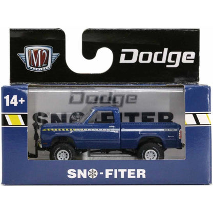 1974 Dodge W200 Power Wagon - SNO-FITER - Blue (Walmart Exclusive, WMTS18, Limited Edition, Snow Plow)
