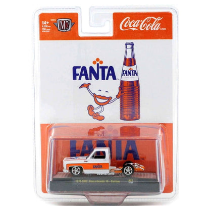 1975 GMC Sierra Grande 15 - Custom - White & Orange Fanta Livery, Orange Chrome Rims (Chase Edition)
