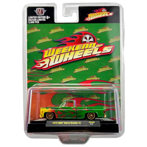 1975 GMC Sierra Grande 15 - Green & Pink Flames (Weekend of Wheels Exclusive, Single Car Release)