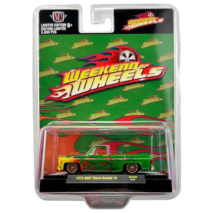 1975 GMC Sierra Grande 15 - Green & Pink Flames (Weekend of Wheels Exclusive, Single Car Release)