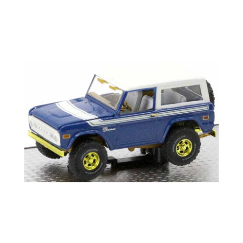 1976 Ford Bronco - Blue & White (Auto-Haulers Set, Yellow rims, Chase)