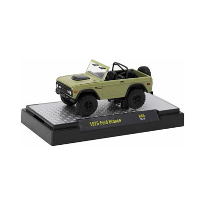 1976 Ford Bronco - Olive Green (Black rims)