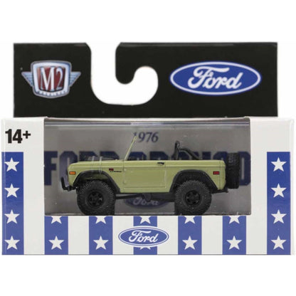1976 Ford Bronco - Olive Green (Black rims)