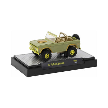 1976 Ford Bronco - Olive Green (Yellow rims, Chase)