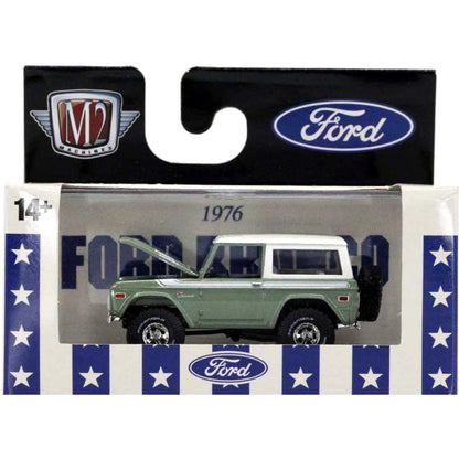 1976 Ford Bronco - Olive & White (Auto-Thentics Release 79)