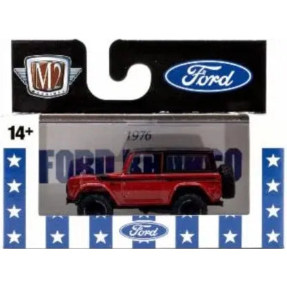 1976 Ford Bronco - Red (Black roof, off-road wheels)