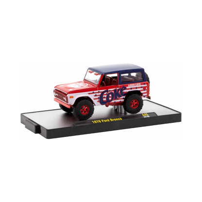 1976 Ford Bronco - Red, White & Blue (Coca-Cola livery, White details & interior)