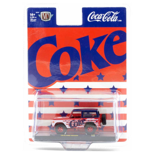 1976 Ford Bronco - Red, White & Blue (Coca-Cola livery, White details & interior)