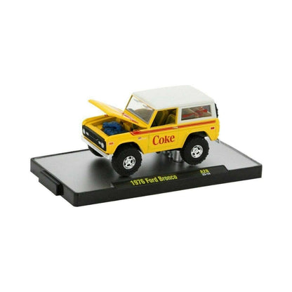 1976 Ford Bronco - Yellow (Coca-Cola livery, Red chrome rims, Chase)