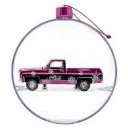 1976 GMC Sierra Grande 15 - Coca-Cola Holiday Ornament Chase (Pink Chrome Rims & Details)
