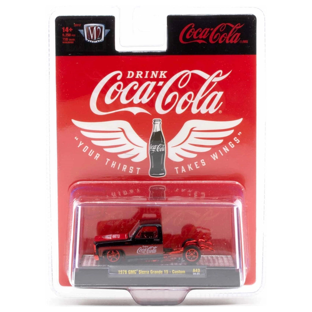 1976 GMC Sierra Grande 15 - Custom - Black & Red Coca-Cola Livery, Gold Chrome Rims (Chase Edition)