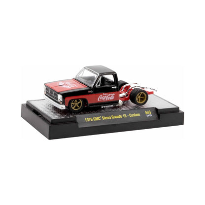 1976 GMC Sierra Grande 15 - Custom - Black & Red Coca-Cola Livery, Silver Chrome Rims