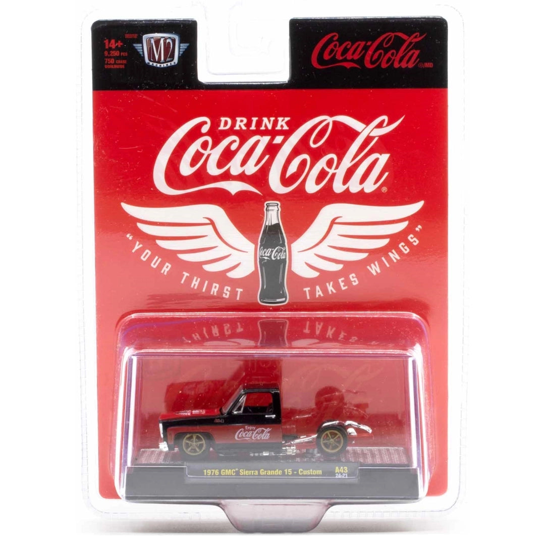 1976 GMC Sierra Grande 15 - Custom - Black & Red Coca-Cola Livery, Silver Chrome Rims