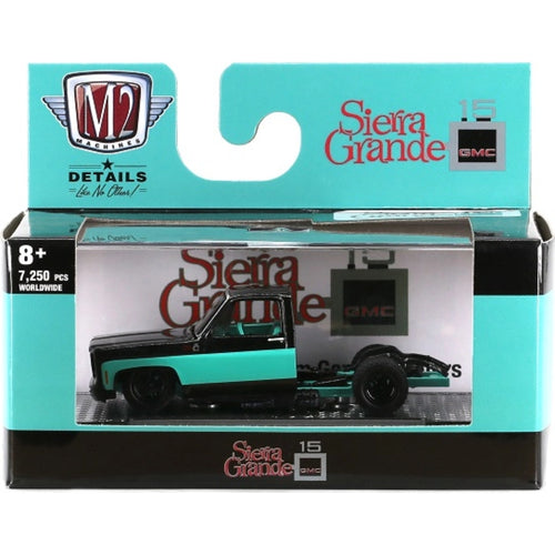 1976 GMC Sierra Grande 15 - Custom - Black & Teal Sean Taylor Livery