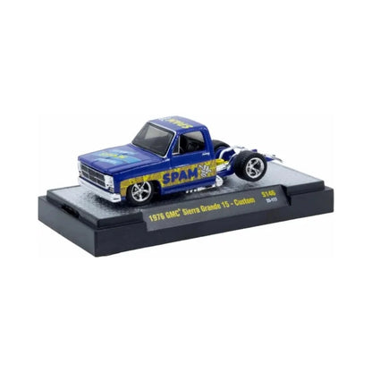 1976 GMC Sierra Grande 15 - Custom - Blue & Yellow SPAM Livery