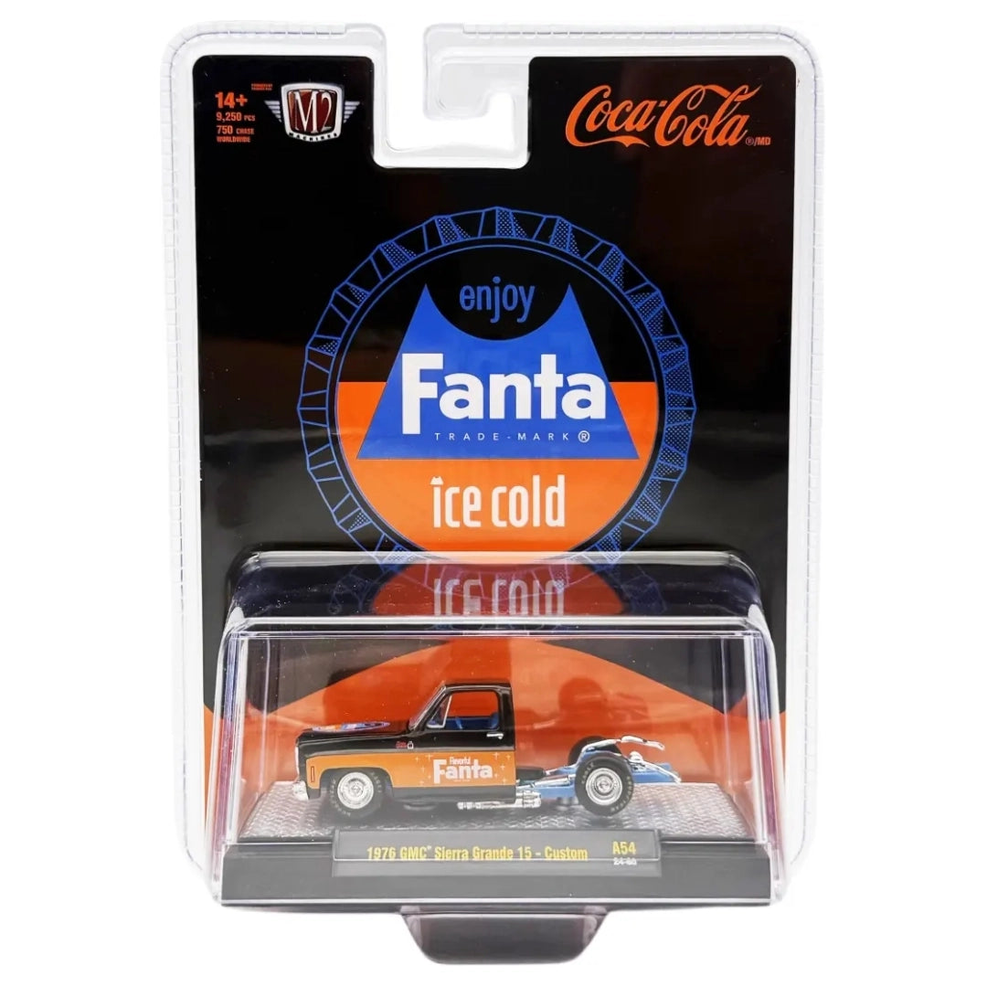 1976 GMC Sierra Grande 15 - Custom - Orange Chrome Rims & Details, Black & Orange Fanta Livery (Chase Edition)