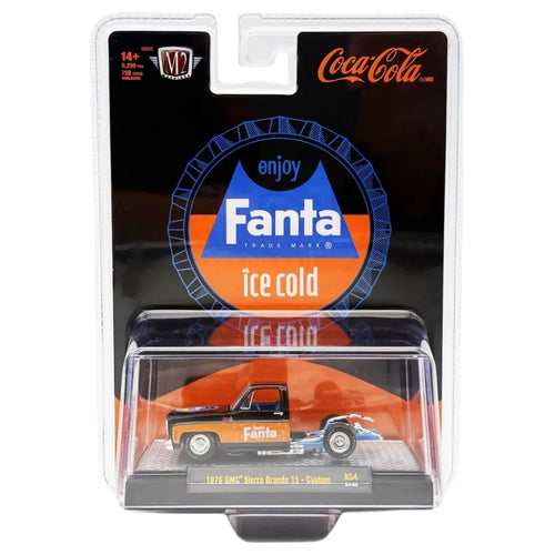 1976 GMC Sierra Grande 15 - Custom - Orange Chrome Rims & Details, Black & Orange Fanta Livery (Chase Edition)