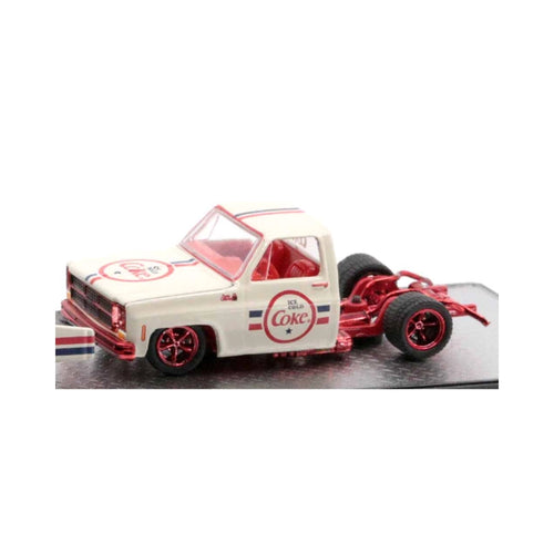 1976 GMC Sierra Grande 15 - Custom - White Coca-Cola Livery, Gold Chrome Rims