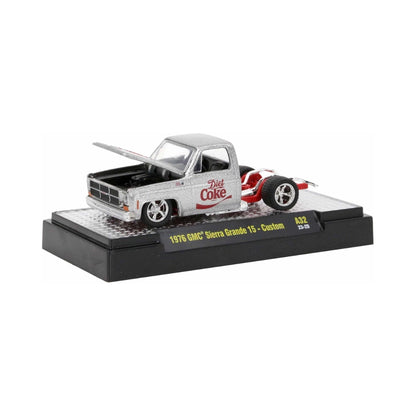 1976 GMC Sierra Grande 15 - Custom - White & Red Diet Coke Livery, Red Chrome Rims (Chase Edition)
