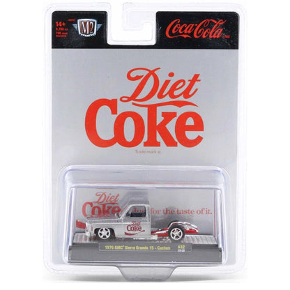1976 GMC Sierra Grande 15 - Custom - White & Red Diet Coke Livery, Red Chrome Rims (Chase Edition)