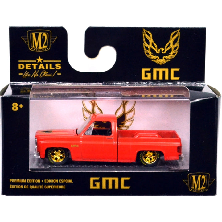 1976 GMC Sierra Grande 15 - Custom Plain Red with Gold Rims