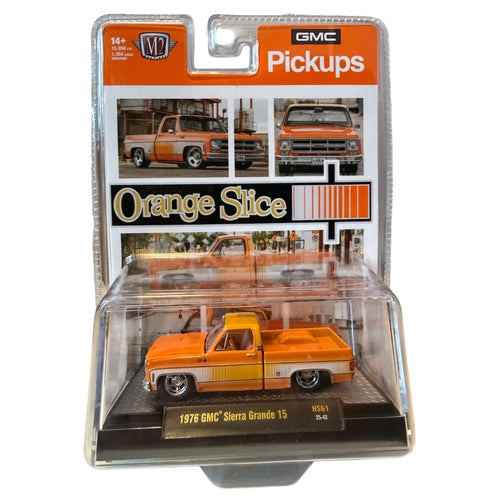 1976 GMC Sierra Grande 15 - Orange Chase (Orange Chrome Rims & Details)
