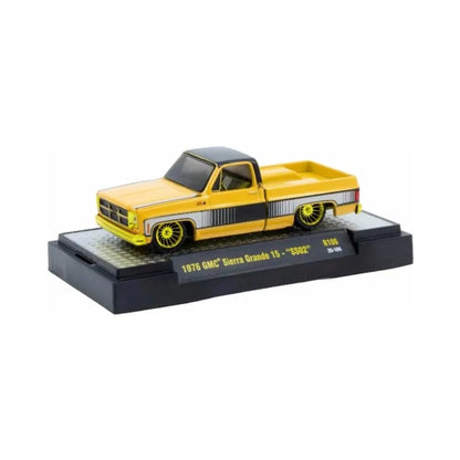 1976 GMC Sierra Grande 15 - "SS02" Yellow Chase (Yellow Chrome Rims & Details, Yellow Interior)