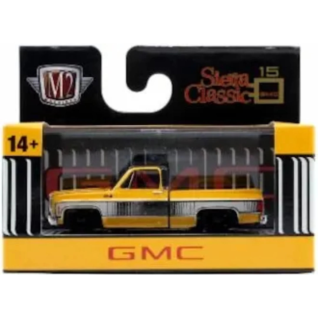 1976 GMC Sierra Grande 15 - "SS02" Yellow (Black Rims, Silver Chrome Details, Black Interior)