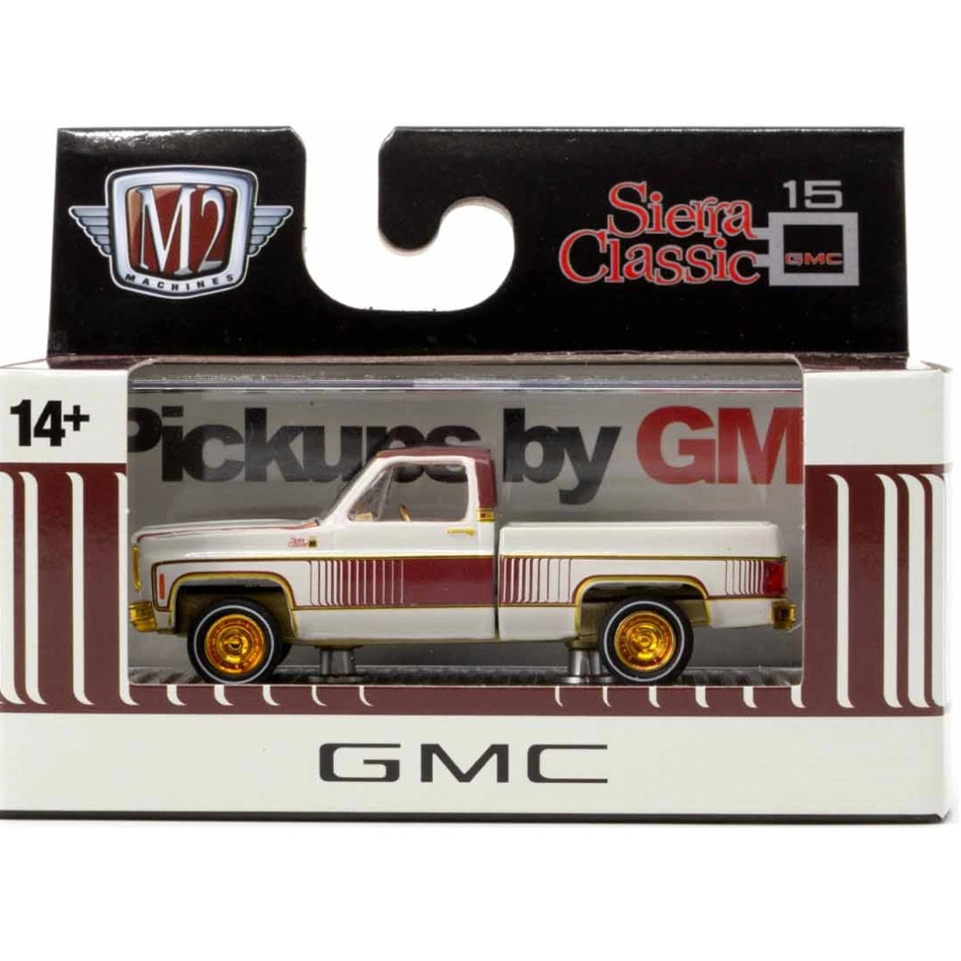 1976 GMC Sierra Grande 15 - White & Red (Silver Chrome Details, Red Interior)