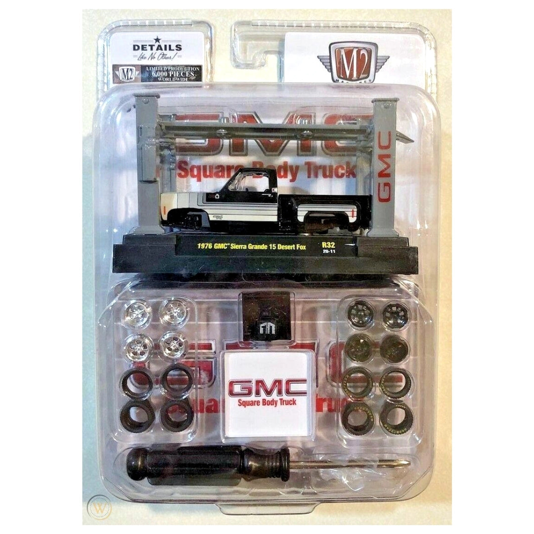 1976 GMC Sierra Grande 15 Desert Fox Black (Model Kit Set)