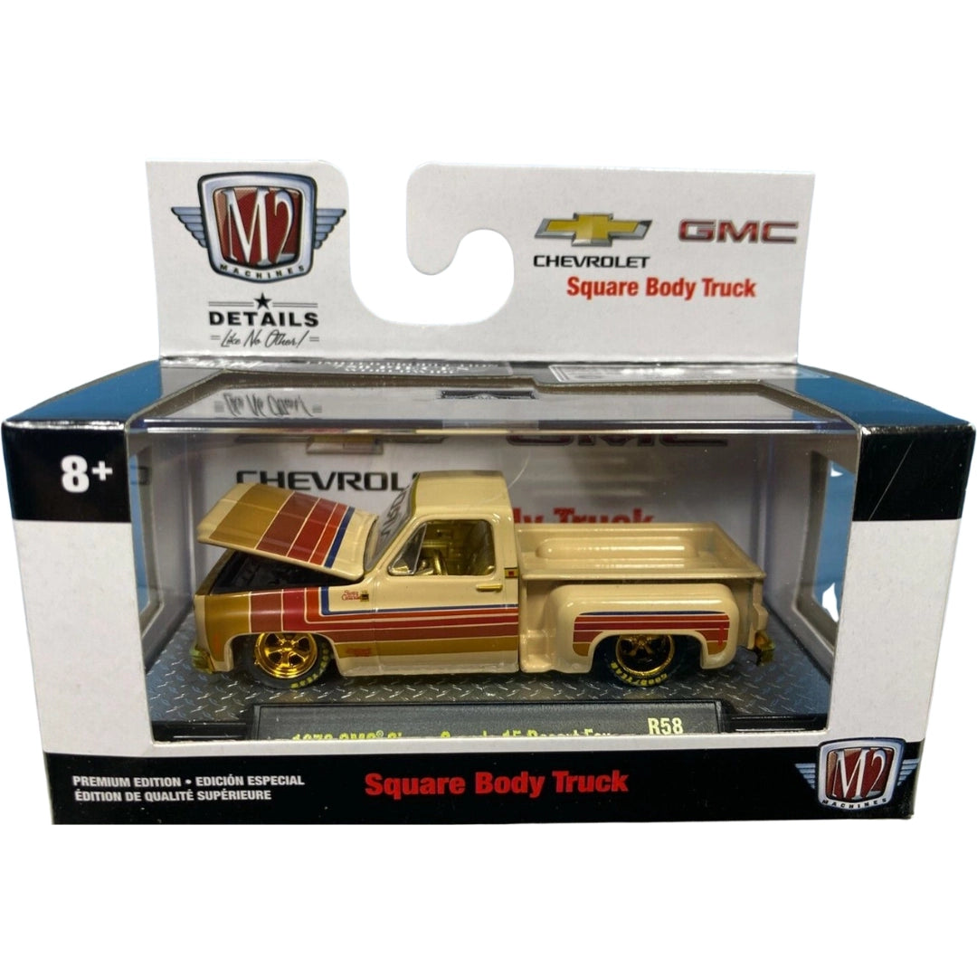 1976 GMC Sierra Grande 15 Desert Fox Gold (Stripe, Gold Rims)