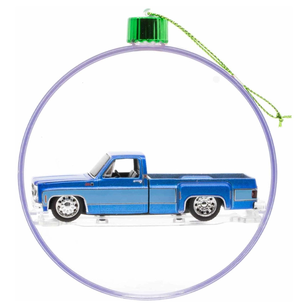 1976 GMC Sierra Grande 35 - Blue Holiday Ornament (AutoZone Exclusive)