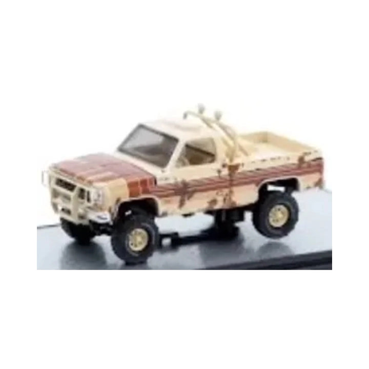 1977 GMC Sierra Grande 15 "Desert Fox" - White & Brown Camo (Auto-Haulers Release 95, Set Exclusive)