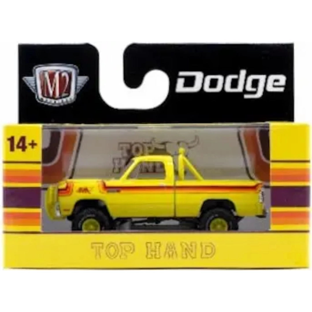 1978 Dodge 150 Power Wagon TOP HAND - Yellow (Yellow Rims & Details, Brown Interior, Limited Edition)