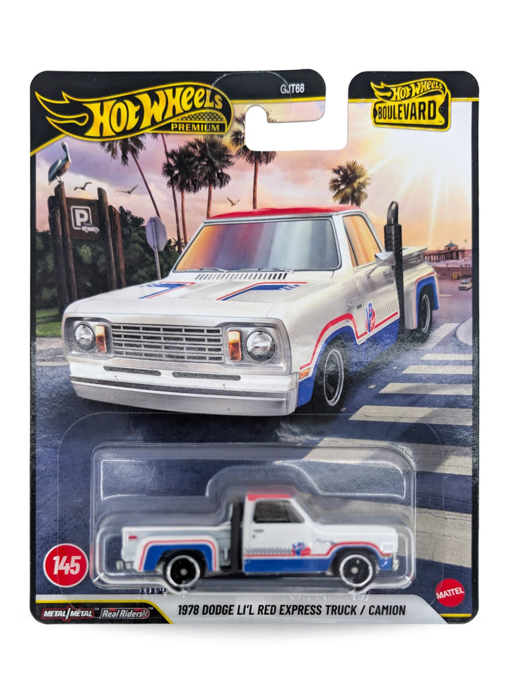 Hot Wheels 1978 Dodge Li'l Red Express Truck 1:64 - White