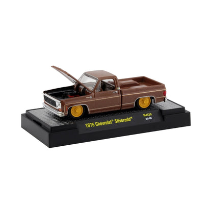 1979 Chevrolet Custom Deluxe 10 - C-Minus Brown Chase Premium Range / Gold Chrome Grille, Bumpers & Rims, Brass Interior