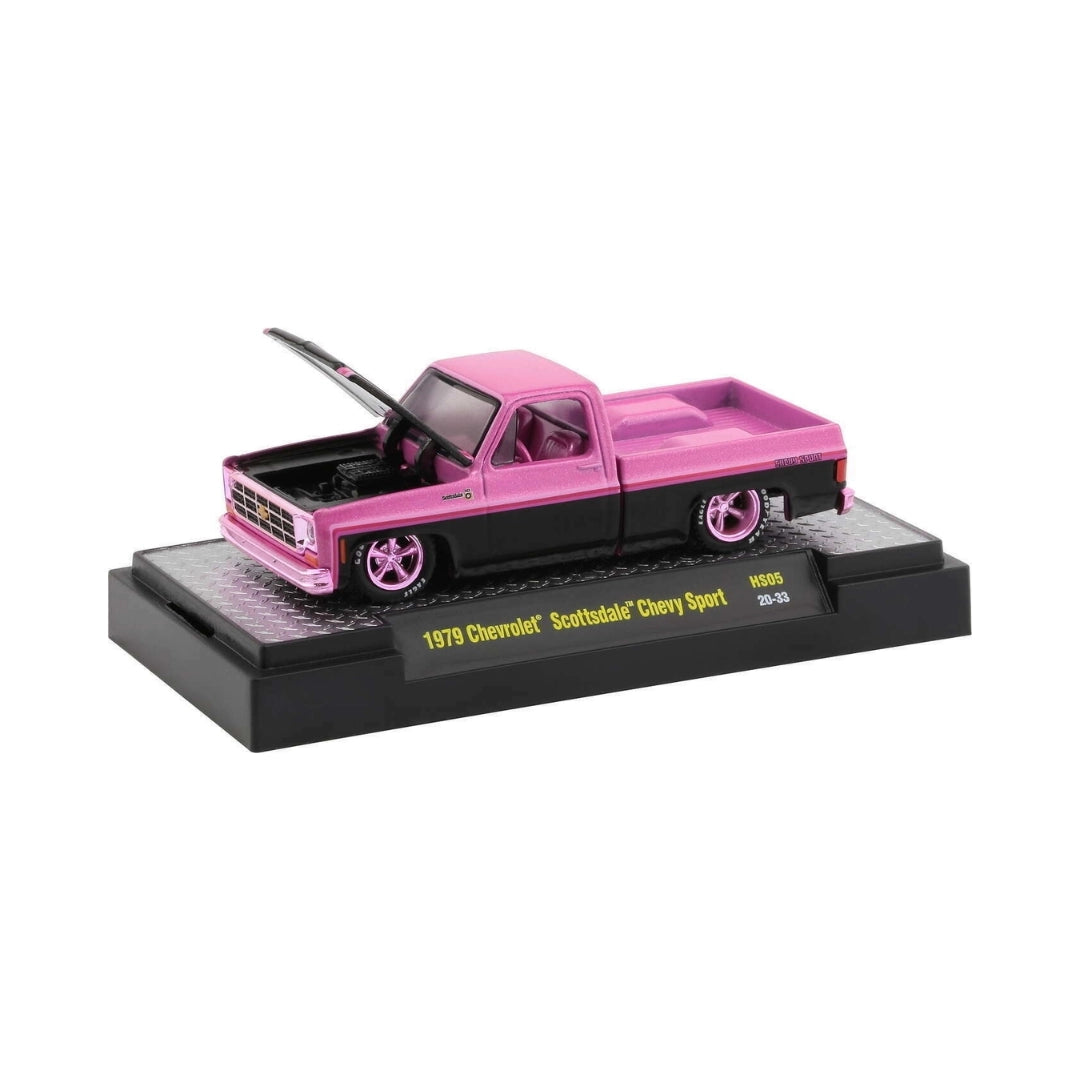 1979 Chevrolet Scottsdale Chevy Sport - Pink, Pink Chrome Bumpers, Grille & Rims, Pink Interior (Super Chase)