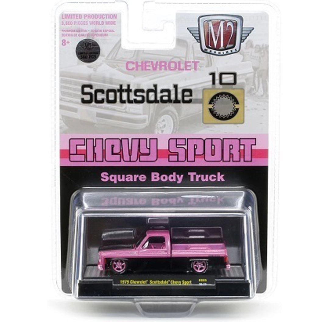 1979 Chevrolet Scottsdale Chevy Sport - Pink, Pink Chrome Bumpers, Grille & Rims, Pink Interior (Super Chase)