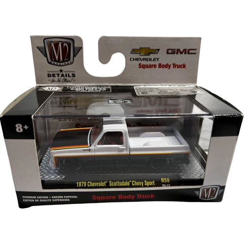 1979 Chevrolet Scottsdale Chevy Sport - White, Gray & Orange Stripe (Auto-Trucks Release 58)
