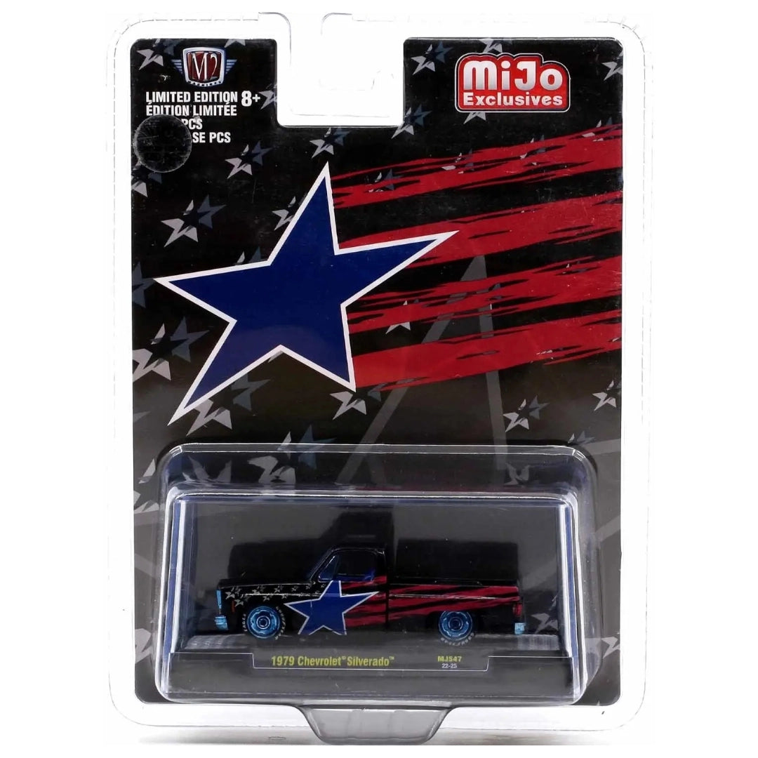 1979 Chevrolet Silverado - Black Stars & Stripes (Gray Chrome Details)