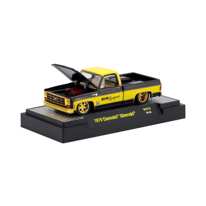 1979 Chevrolet Silverado - Black & Yellow, Gold Chrome Details, Gold Interior, Gold Rims (Chase)