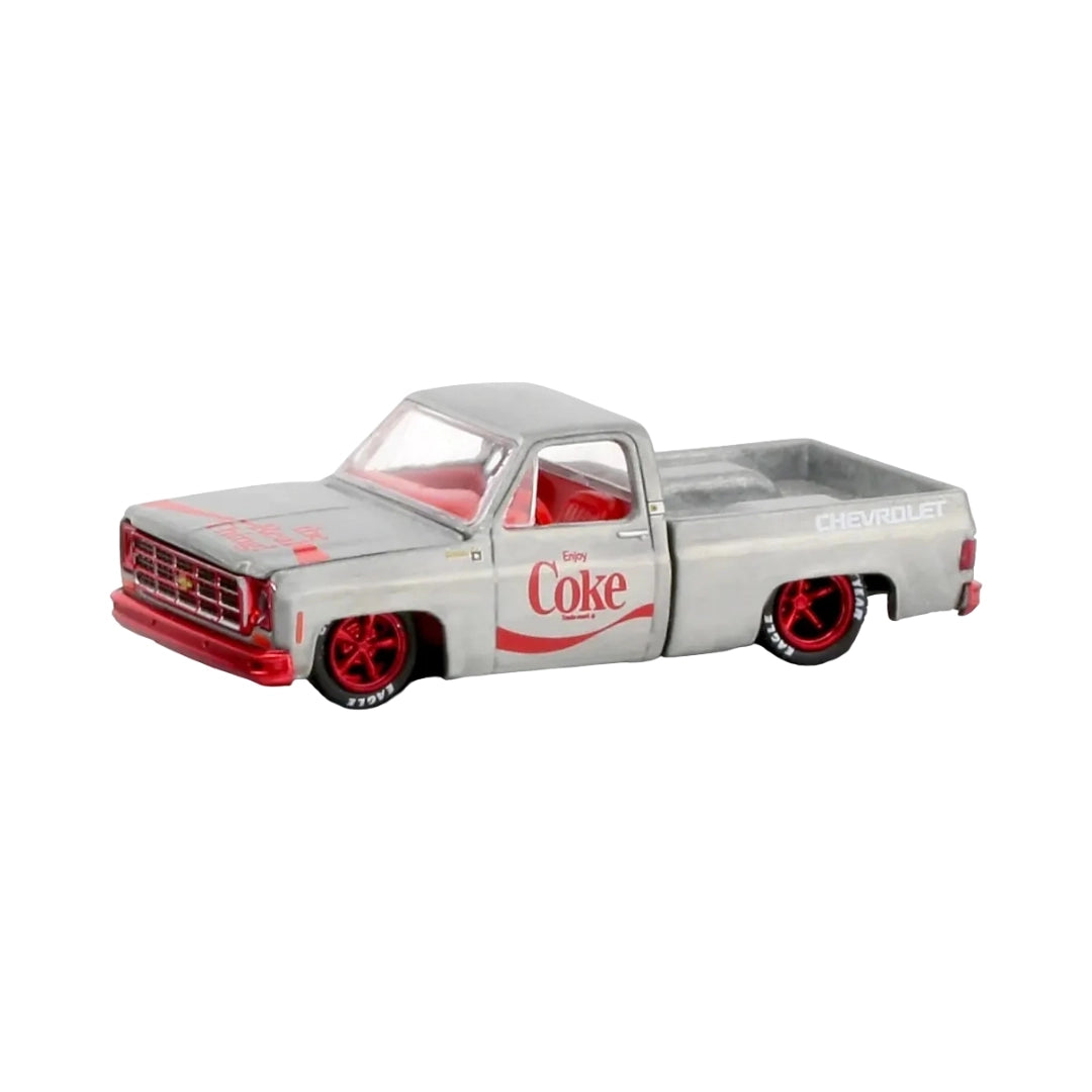 1979 Chevrolet Silverado - Coca-Cola Auto-Haulers Super Chase (Silver & White, Red Chrome Rims)