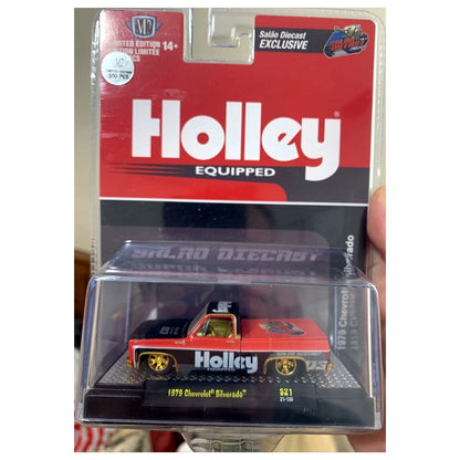 1979 Chevrolet Silverado - Holley (Red & Black, Silver Chrome Details, Dark Brown Interior)