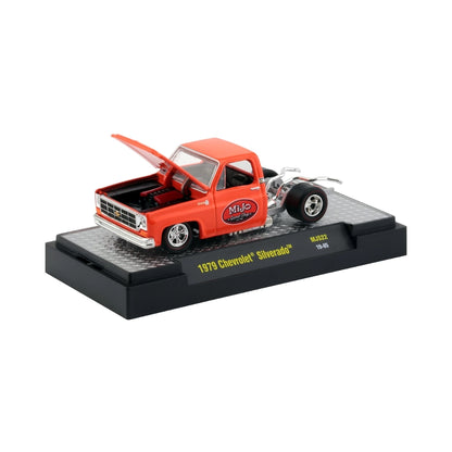 1979 Chevrolet Silverado - Orange MiJo Exclusives Livery, Gold Chrome Rims (Chase Edition)