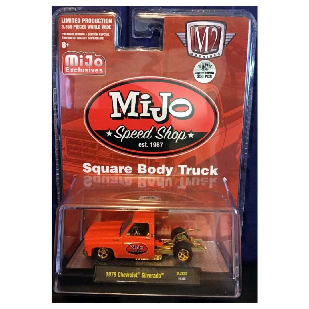 1979 Chevrolet Silverado - Orange MiJo Exclusives Livery, Silver Chrome Rims